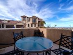 El Dorado Ranch, San Felipe Condo 404 Rental Property - patio tea table